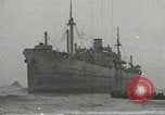 Image of Coast Guard rescues seamen from beached freighter United States USA, 1944, second 1 stock footage video 65675058118