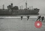 Image of Coast Guard rescues seamen from beached freighter United States USA, 1944, second 7 stock footage video 65675058118