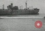 Image of Coast Guard rescues seamen from beached freighter United States USA, 1944, second 9 stock footage video 65675058118