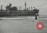 Image of Coast Guard rescues seamen from beached freighter United States USA, 1944, second 13 stock footage video 65675058118