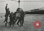 Image of Coast Guard rescues seamen from beached freighter United States USA, 1944, second 17 stock footage video 65675058118