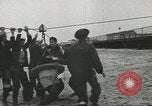 Image of Coast Guard rescues seamen from beached freighter United States USA, 1944, second 19 stock footage video 65675058118