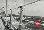 Image of Coast Guard rescues seamen from beached freighter United States USA, 1944, second 31 stock footage video 65675058118