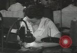 Image of cloth and shoe manufacturing Tennessee United States USA, 1940, second 60 stock footage video 65675058128