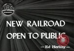 Standbild neue Eisenbahn Bristol Connecticut USA, 1944, aus Sekunde 3 historischem Filmmaterial Videoclip 65675058149