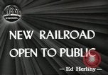 Standbild neue Eisenbahn Bristol Connecticut USA, 1944, aus Sekunde 4 historischem Filmmaterial Videoclip 65675058149