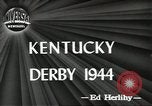 Standbild Kentucky Derby Louisville Kentucky USA, 1944, aus Sekunde 6 historischem Filmmaterial Videoclip 65675058151