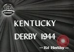 Standbild Kentucky Derby Louisville Kentucky USA, 1944, aus Sekunde 9 historischem Filmmaterial Videoclip 65675058151