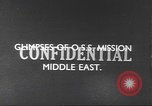 Image of Office of Strategic Services Middle East, 1945, second 13 stock footage video 65675058177
