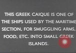 Image of Greek ship Caique Alexandria Egypt, 1943, second 18 stock footage video 65675058181