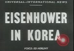 Standbild Dwight Eisenhower Korea, 1952, aus Sekunde 13 historischem Filmmaterial Videoclip 65675058223