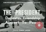 Image of Truman dedicates Friendship International Airport later BWI Maryland United States USA, 1950, second 4 stock footage video 65675058230