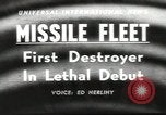 Standbild geführte Flugkörper Flotte Pazifik, 1958, aus Sekunde 1 historischem Filmmaterial Videoclip 65675058258