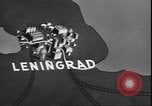 Standbild Lieferung russischen Konvoi über Ladoga See während der Belagerung von Leningrad Leningrad Russland Sowjetunion, 1943, aus Sekunde 10 historischem Filmmaterial Videoclip 65675058277