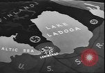 Standbild Lieferung russischen Konvoi über Ladoga See während der Belagerung von Leningrad Leningrad Russland Sowjetunion, 1943, aus Sekunde 24 historischem Filmmaterial Videoclip 65675058277