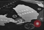Standbild Lieferung russischen Konvoi über Ladoga See während der Belagerung von Leningrad Leningrad Russland Sowjetunion, 1943, aus Sekunde 27 historischem Filmmaterial Videoclip 65675058277