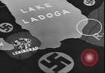 Standbild Lieferung russischen Konvoi über Ladoga See während der Belagerung von Leningrad Leningrad Russland Sowjetunion, 1943, aus Sekunde 33 historischem Filmmaterial Videoclip 65675058277
