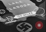 Standbild Lieferung russischen Konvoi über Ladoga See während der Belagerung von Leningrad Leningrad Russland Sowjetunion, 1943, aus Sekunde 37 historischem Filmmaterial Videoclip 65675058277