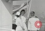 Image of Swedish ocean liner MS Gripsholm Jersey City New Jersey USA, 1943, second 15 stock footage video 65675058281