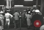 Standbild Japanische Geschäftsleute und Beamte sind die ersten die an Bord der MS Gripsholm für die Rückführung nach Japan Jersey City New Jersey USA, 1943, aus Sekunde 11 historischem Filmmaterial Videoclip 65675058284