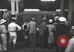 Standbild Japanische Geschäftsleute und Beamte sind die ersten die an Bord der MS Gripsholm für die Rückführung nach Japan Jersey City New Jersey USA, 1943, aus Sekunde 16 historischem Filmmaterial Videoclip 65675058284