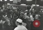 Standbild Japanische Geschäftsleute und Beamte sind die ersten die an Bord der MS Gripsholm für die Rückführung nach Japan Jersey City New Jersey USA, 1943, aus Sekunde 22 historischem Filmmaterial Videoclip 65675058284
