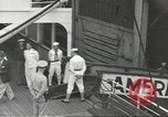 Standbild Japanische Geschäftsleute und Beamte sind die ersten die an Bord der MS Gripsholm für die Rückführung nach Japan Jersey City New Jersey USA, 1943, aus Sekunde 35 historischem Filmmaterial Videoclip 65675058284