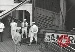 Standbild Japanische Geschäftsleute und Beamte sind die ersten die an Bord der MS Gripsholm für die Rückführung nach Japan Jersey City New Jersey USA, 1943, aus Sekunde 36 historischem Filmmaterial Videoclip 65675058284