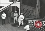 Standbild Japanische Geschäftsleute und Beamte sind die ersten die an Bord der MS Gripsholm für die Rückführung nach Japan Jersey City New Jersey USA, 1943, aus Sekunde 52 historischem Filmmaterial Videoclip 65675058284