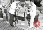 Standbild Schwedisches Schiff M S Gripsholm Jersey City New Jersey USA, 1943, aus Sekunde 33 historischem Filmmaterial Videoclip 65675058285