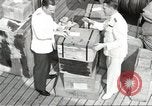 Standbild Schwedisches Schiff M S Gripsholm Jersey City New Jersey USA, 1943, aus Sekunde 34 historischem Filmmaterial Videoclip 65675058285