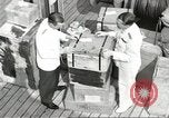 Standbild Schwedisches Schiff M S Gripsholm Jersey City New Jersey USA, 1943, aus Sekunde 36 historischem Filmmaterial Videoclip 65675058285
