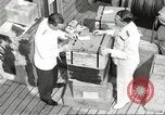 Standbild Schwedisches Schiff M S Gripsholm Jersey City New Jersey USA, 1943, aus Sekunde 37 historischem Filmmaterial Videoclip 65675058285
