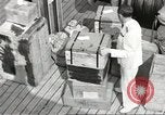 Standbild Schwedisches Schiff M S Gripsholm Jersey City New Jersey USA, 1943, aus Sekunde 39 historischem Filmmaterial Videoclip 65675058285