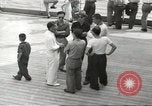 Standbild Schwedisches Schiff M S Gripsholm Jersey City New Jersey USA, 1943, aus Sekunde 48 historischem Filmmaterial Videoclip 65675058285