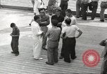 Standbild Schwedisches Schiff M S Gripsholm Jersey City New Jersey USA, 1943, aus Sekunde 53 historischem Filmmaterial Videoclip 65675058285