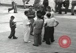 Standbild Schwedisches Schiff M S Gripsholm Jersey City New Jersey USA, 1943, aus Sekunde 55 historischem Filmmaterial Videoclip 65675058285
