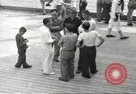 Standbild Schwedisches Schiff M S Gripsholm Jersey City New Jersey USA, 1943, aus Sekunde 56 historischem Filmmaterial Videoclip 65675058285
