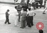 Standbild Schwedisches Schiff M S Gripsholm Jersey City New Jersey USA, 1943, aus Sekunde 57 historischem Filmmaterial Videoclip 65675058285