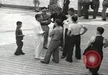 Standbild Schwedisches Schiff M S Gripsholm Jersey City New Jersey USA, 1943, aus Sekunde 59 historischem Filmmaterial Videoclip 65675058285