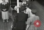 Standbild Das schwedische Schiff M S Gripsholm das Personen nach Japan zurückführt New York United States USA, 1943, aus Sekunde 52 historischem Filmmaterial Videoclip 65675058286