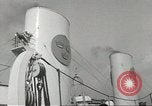 Standbild Schwedisches Schiff M S Gripsholm Jersey City New Jersey USA, 1943, aus Sekunde 30 historischem Filmmaterial Videoclip 65675058290