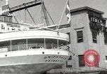 Standbild Schwedisches Schiff M S Gripsholm Jersey City New Jersey USA, 1943, aus Sekunde 54 historischem Filmmaterial Videoclip 65675058290