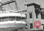 Standbild Schwedisches Schiff M S Gripsholm Jersey City New Jersey USA, 1943, aus Sekunde 55 historischem Filmmaterial Videoclip 65675058290