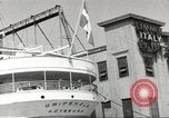 Standbild Schwedisches Schiff M S Gripsholm Jersey City New Jersey USA, 1943, aus Sekunde 61 historischem Filmmaterial Videoclip 65675058290