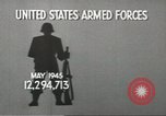 Image of American armed forces cut 90 percent United States USA, 1946, second 5 stock footage video 65675058353