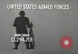Image of American armed forces cut 90 percent United States USA, 1946, second 8 stock footage video 65675058353