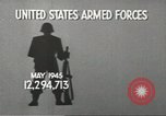 Image of American armed forces cut 90 percent United States USA, 1946, second 9 stock footage video 65675058353