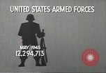 Image of American armed forces cut 90 percent United States USA, 1946, second 11 stock footage video 65675058353