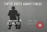 Image of American armed forces cut 90 percent United States USA, 1946, second 12 stock footage video 65675058353